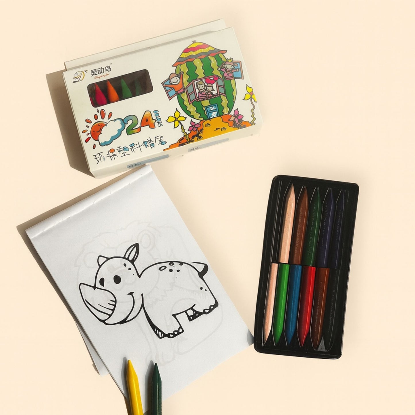 Eco-Friendly Watermelon House Crayons | Look Mumma