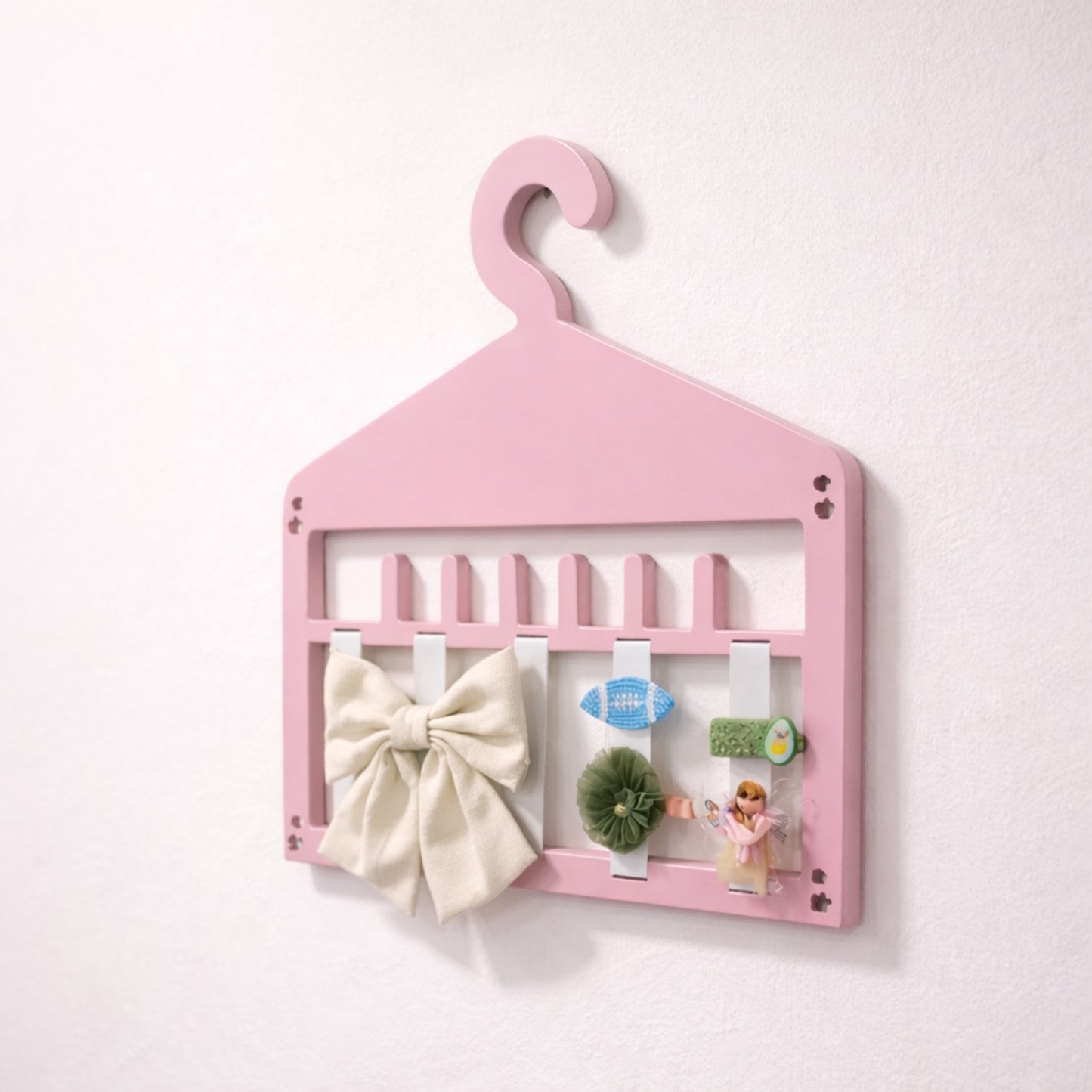 Pastel Hanger Hair Accessory Organizer