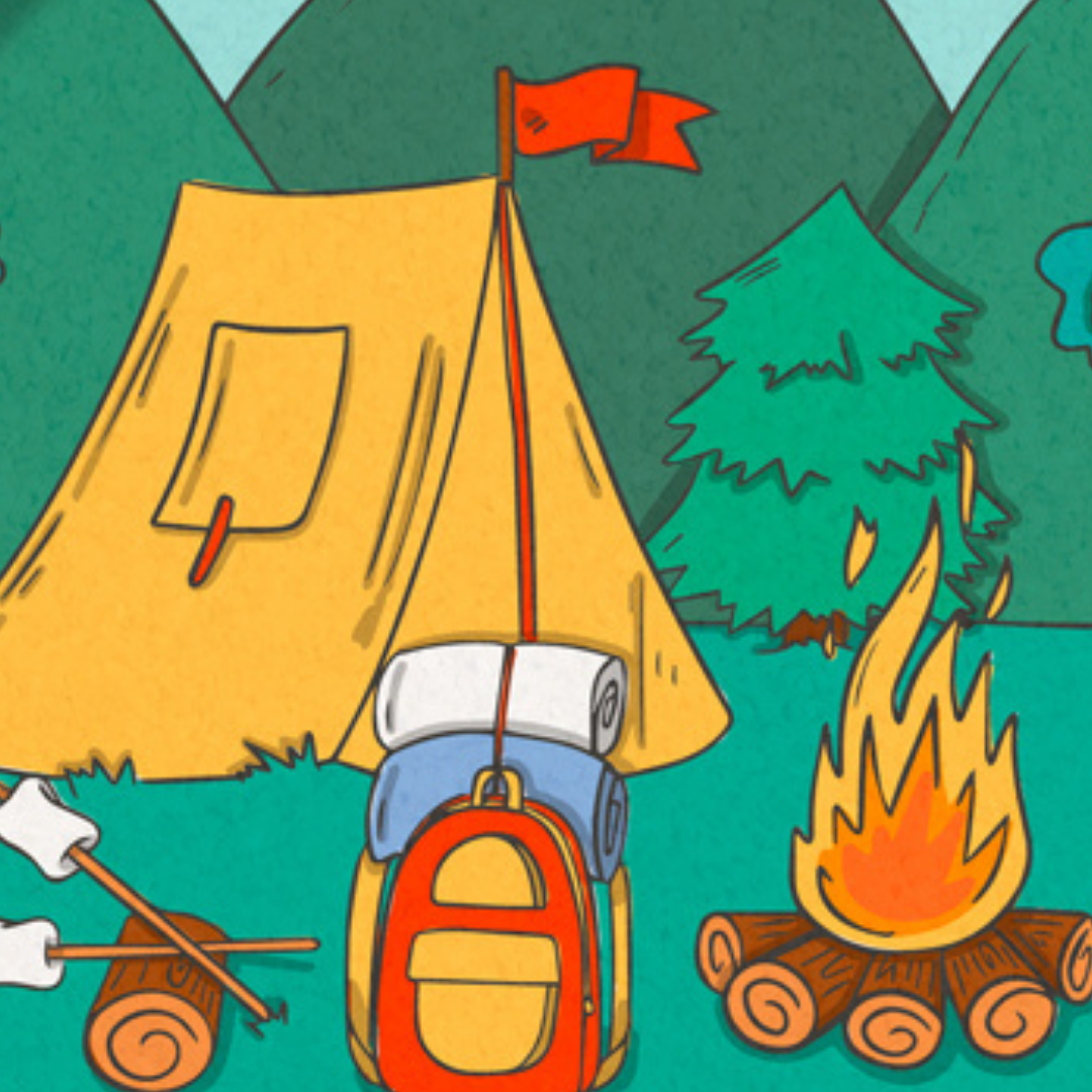 HAPPY CAMPING PINBOARD | Look Mumma