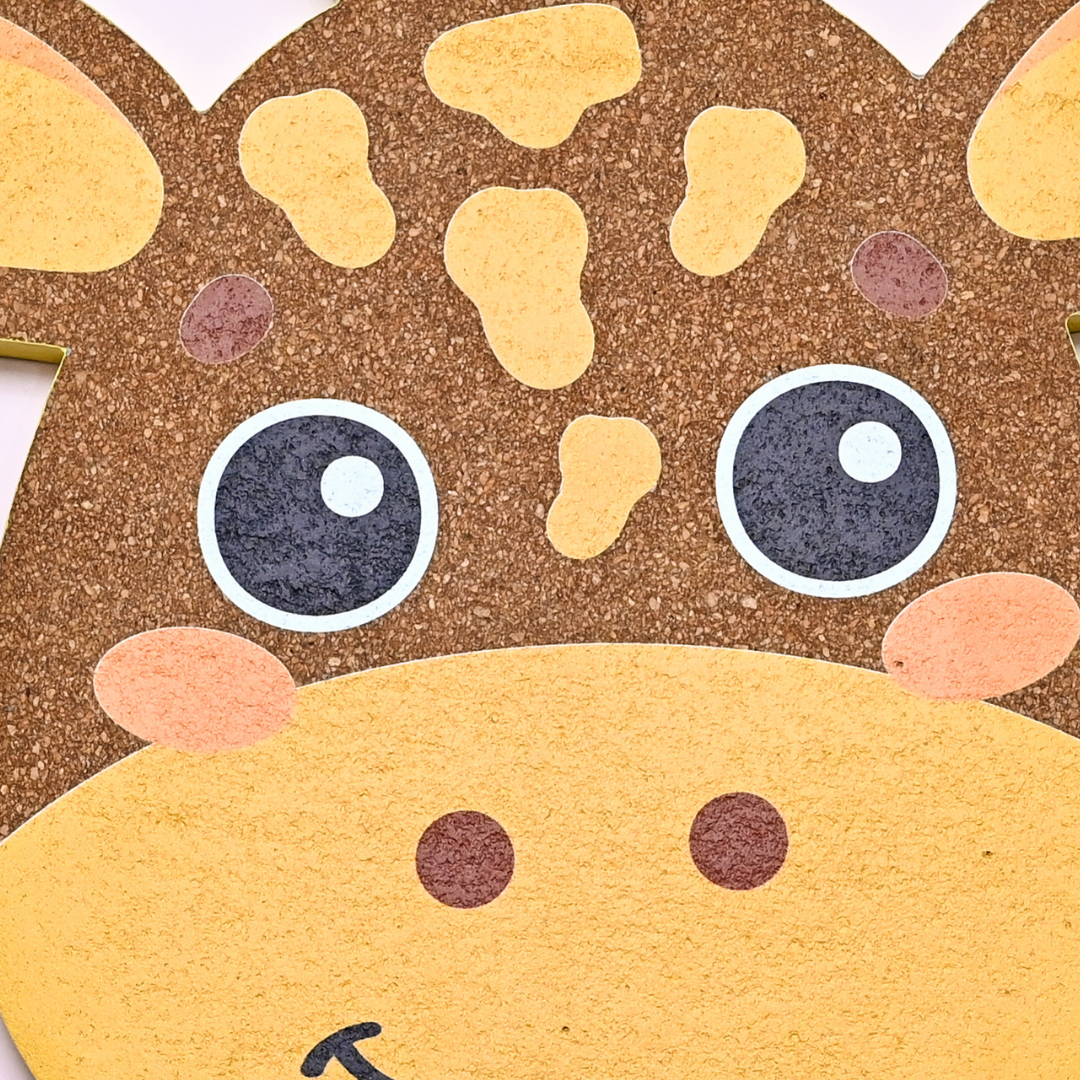 Giraffe Shaped Cork Pinboard | Look Mumma