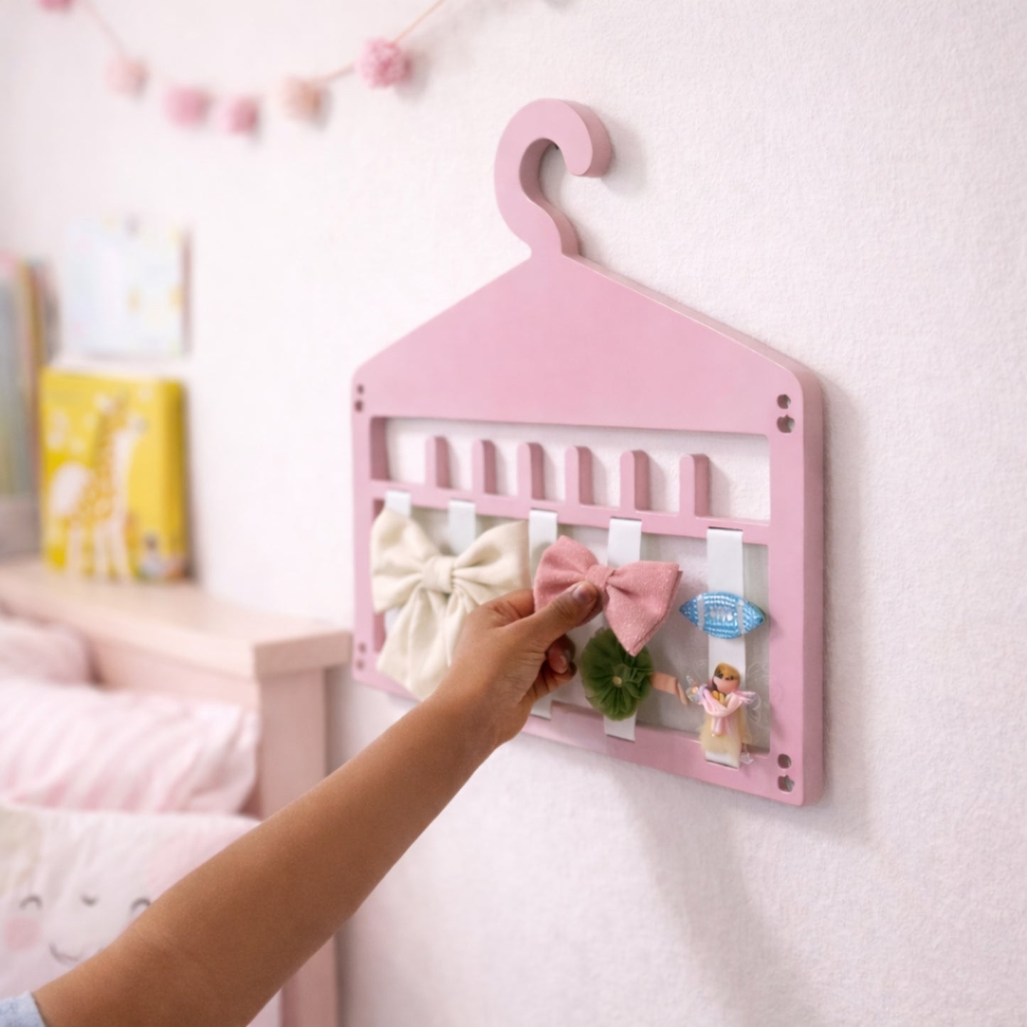 Pastel Hanger Hair Accessory Organizer