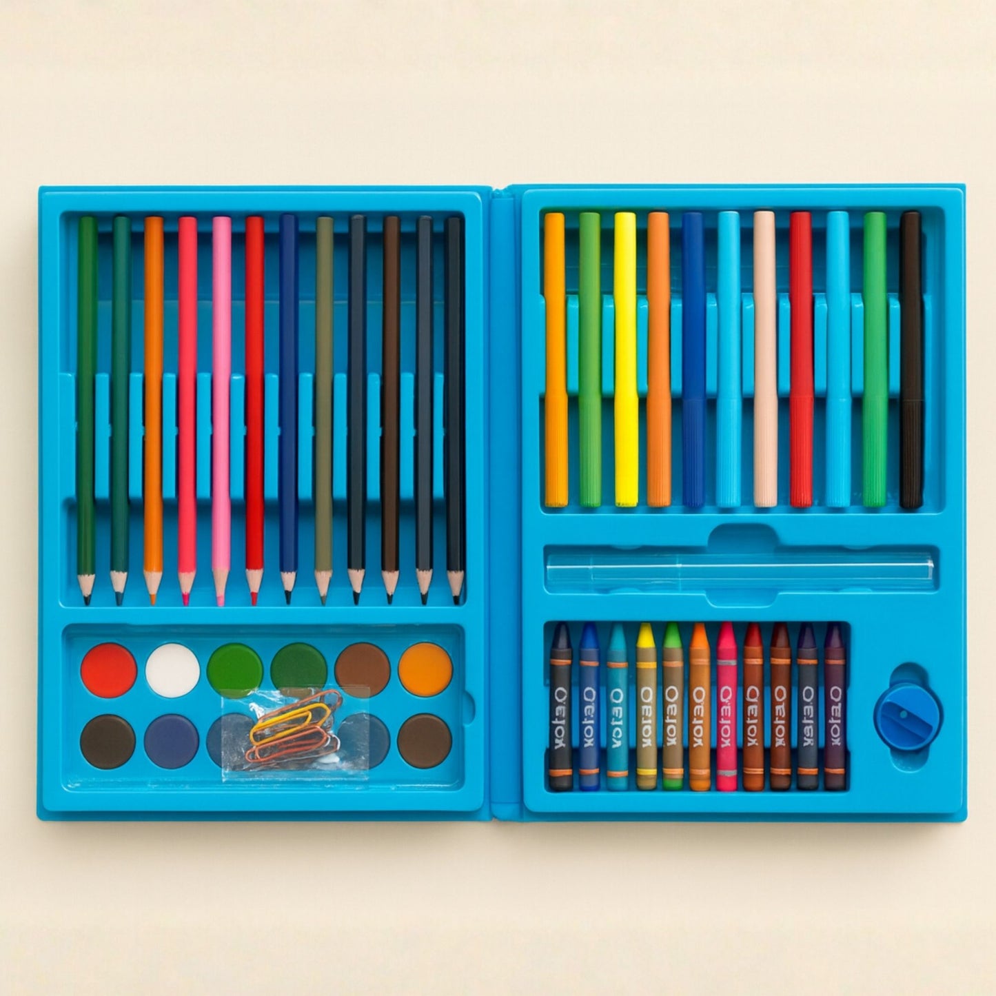Penguin Drawing and Painting Art Set with Portable Suitcase | Look Mumma