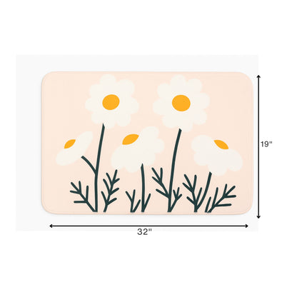 Daisy Garden Kids Rug – Soft Floral Play Mat | Look Mumma