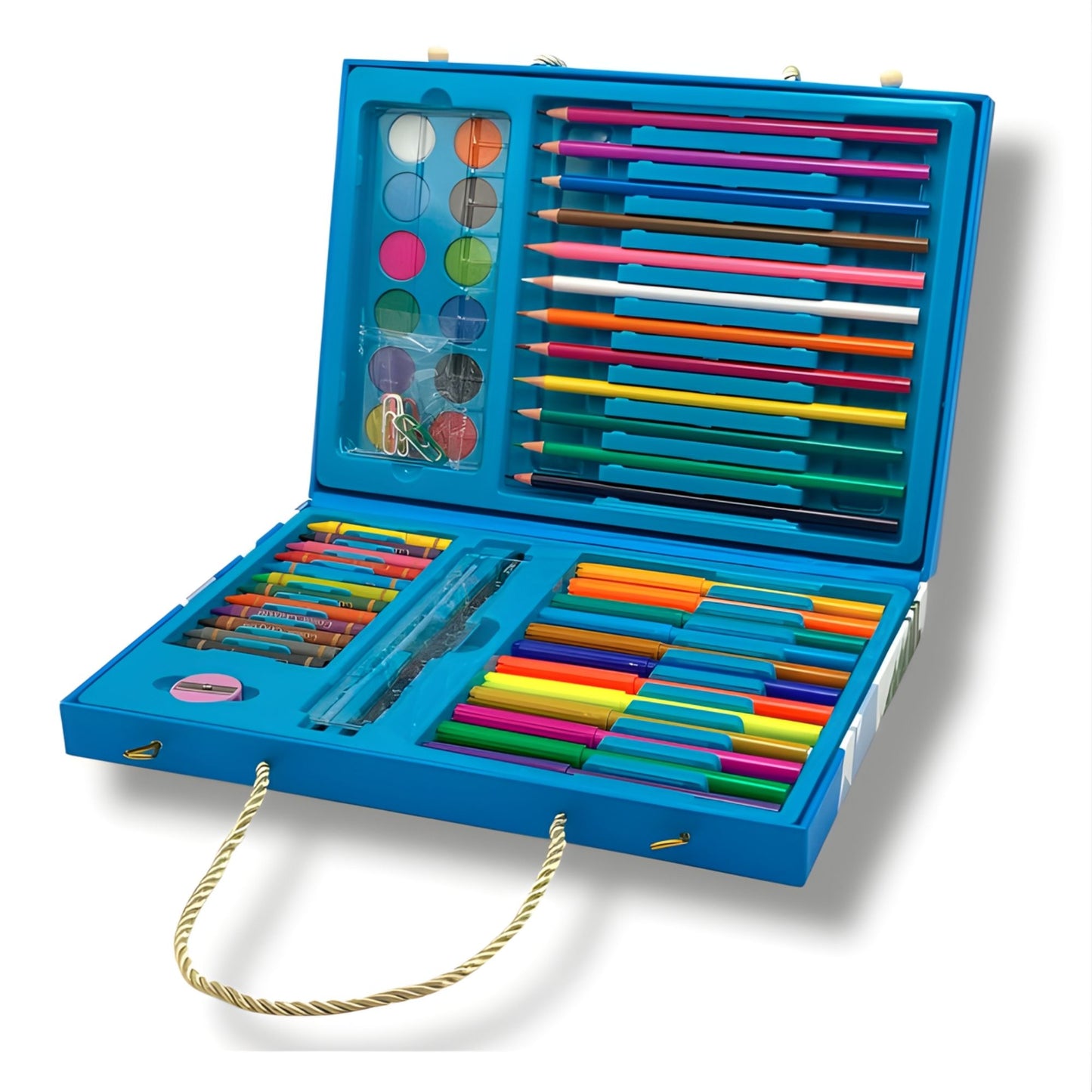 Penguin Drawing and Painting Art Set with Portable Suitcase | Look Mumma