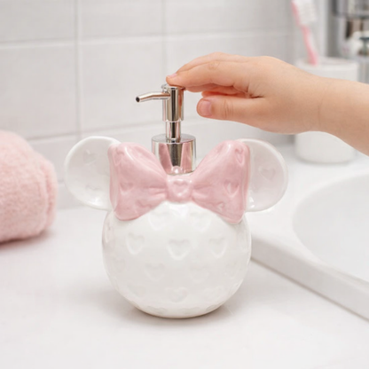 Mini Mouse Soap Dispenser – Adorable Ceramic Bathroom Accessory | Look Mumma