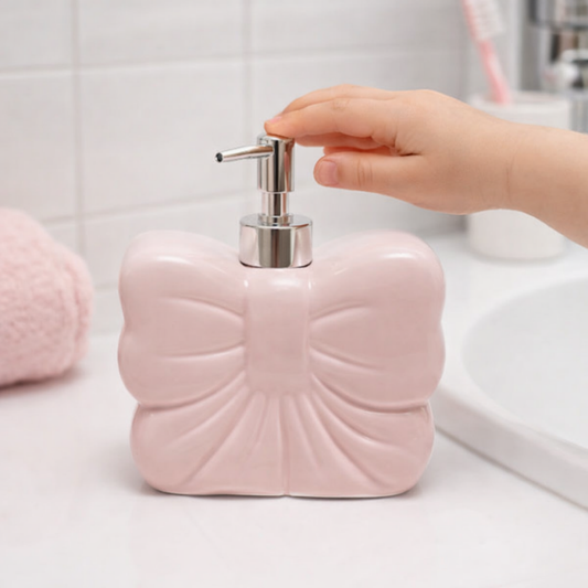 Bow Soap Dispenser–  Bathroom Accessory | Look Mumma