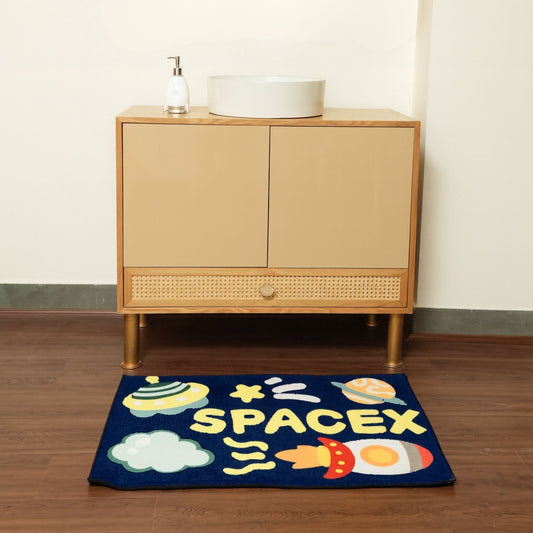 Space Explorer Kids Rug – Fun Galaxy Theme Play Mat | Look Mumma
