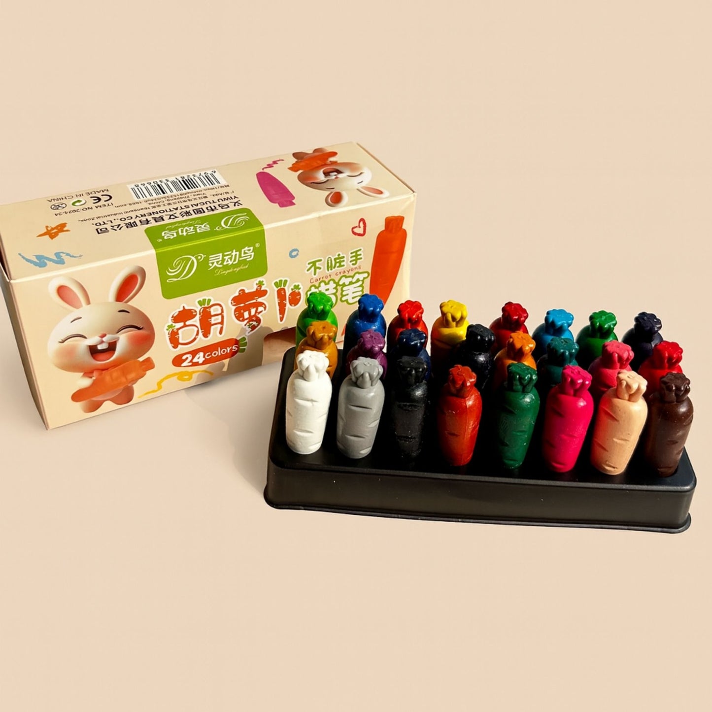 Carrot-Shaped Crayons | Look Mumma