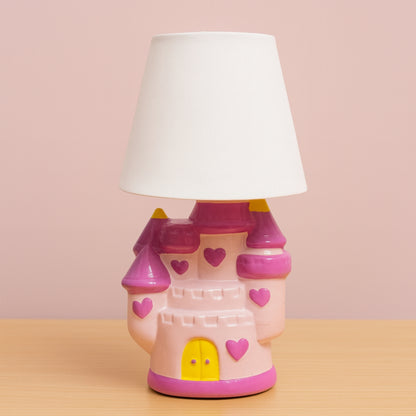 Princess Castle Ceramic Table Lamp | Look Mumma