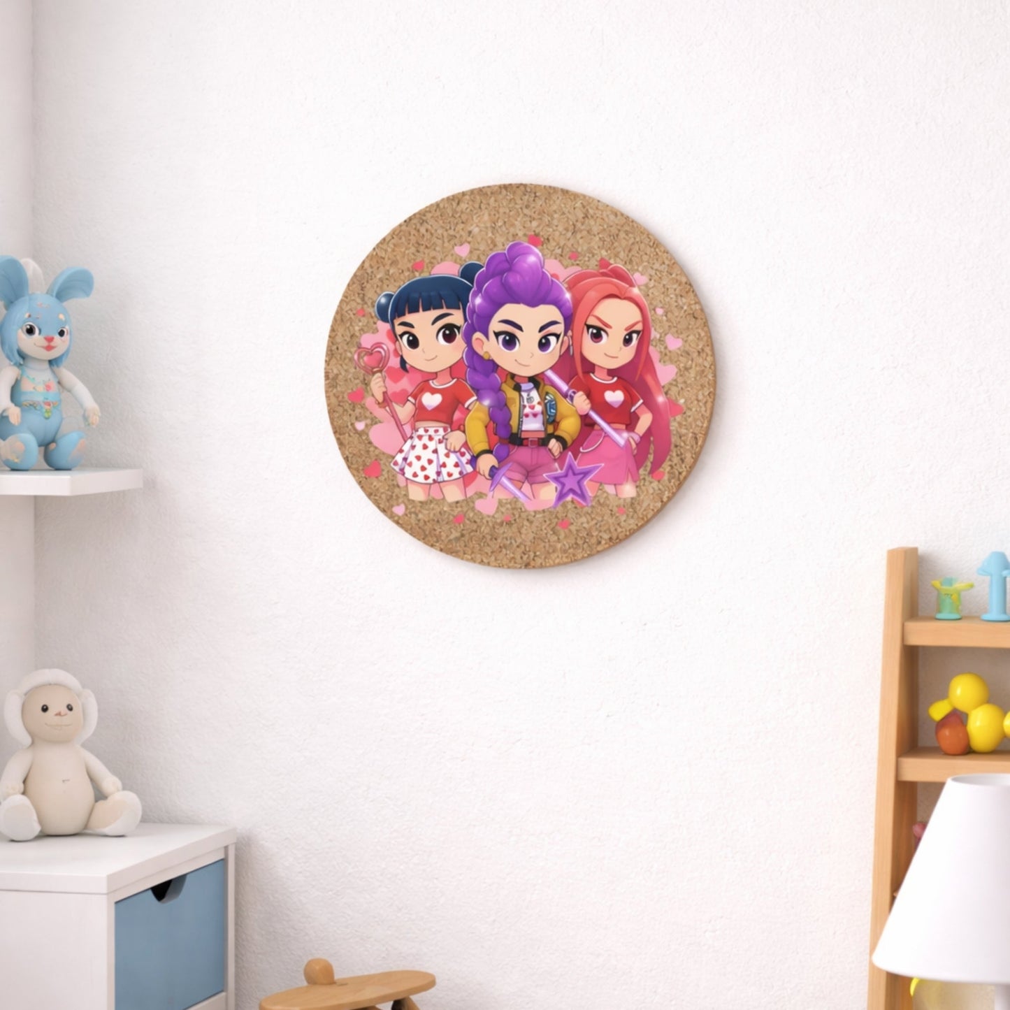 Anime Power Trio Cork Bulletin Board | Look Mumma