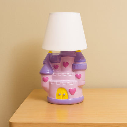Princess Castle Ceramic Table Lamp | Look Mumma