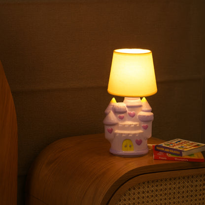 Princess Castle Ceramic Table Lamp | Look Mumma