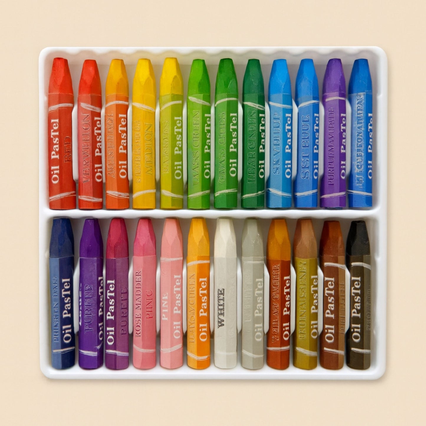 Dingdongbird 24 Colours Oil Pastels | Look Mumma