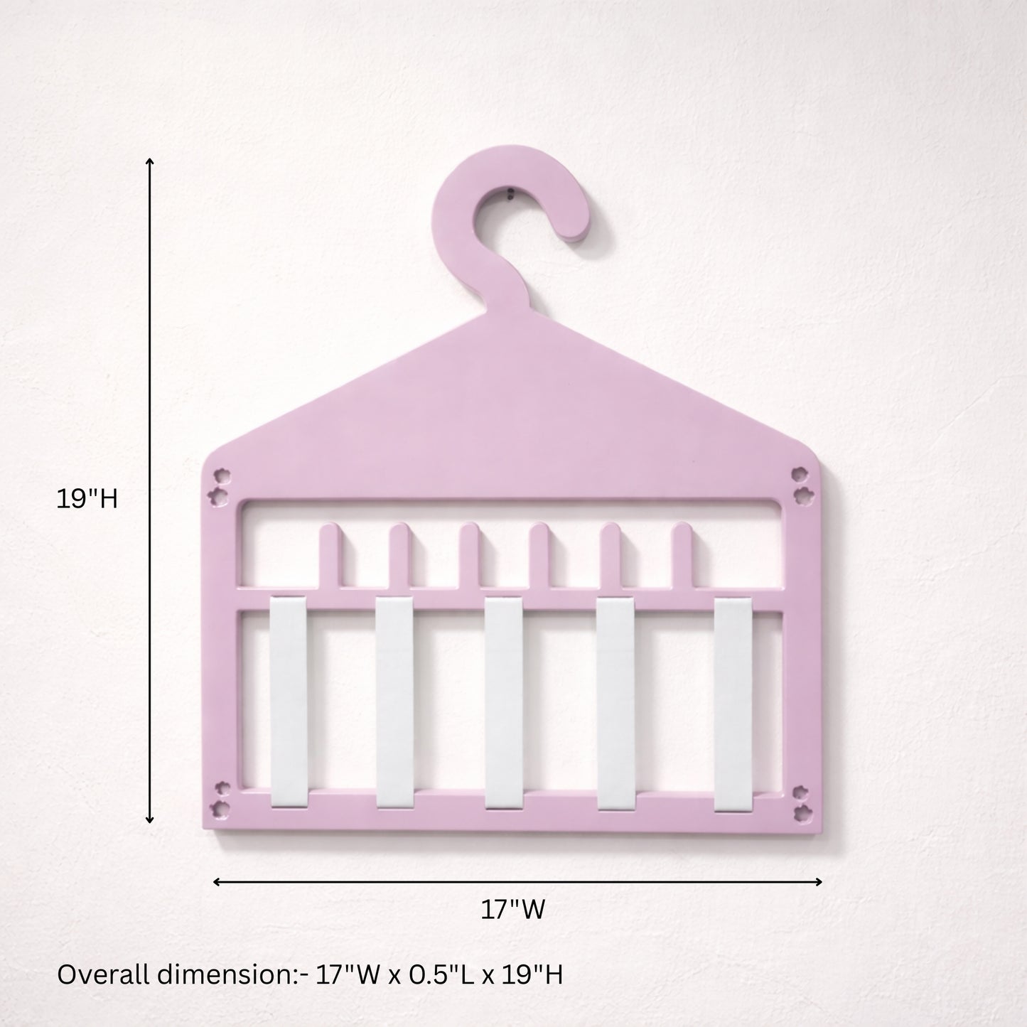 Pastel Hanger Hair Accessory Organizer