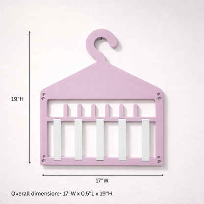 Pastel Hanger Hair Accessory Organizer