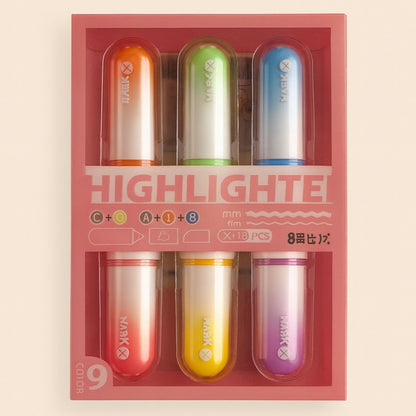 Dual-Tip Gradient Highlighters | Look Mumma