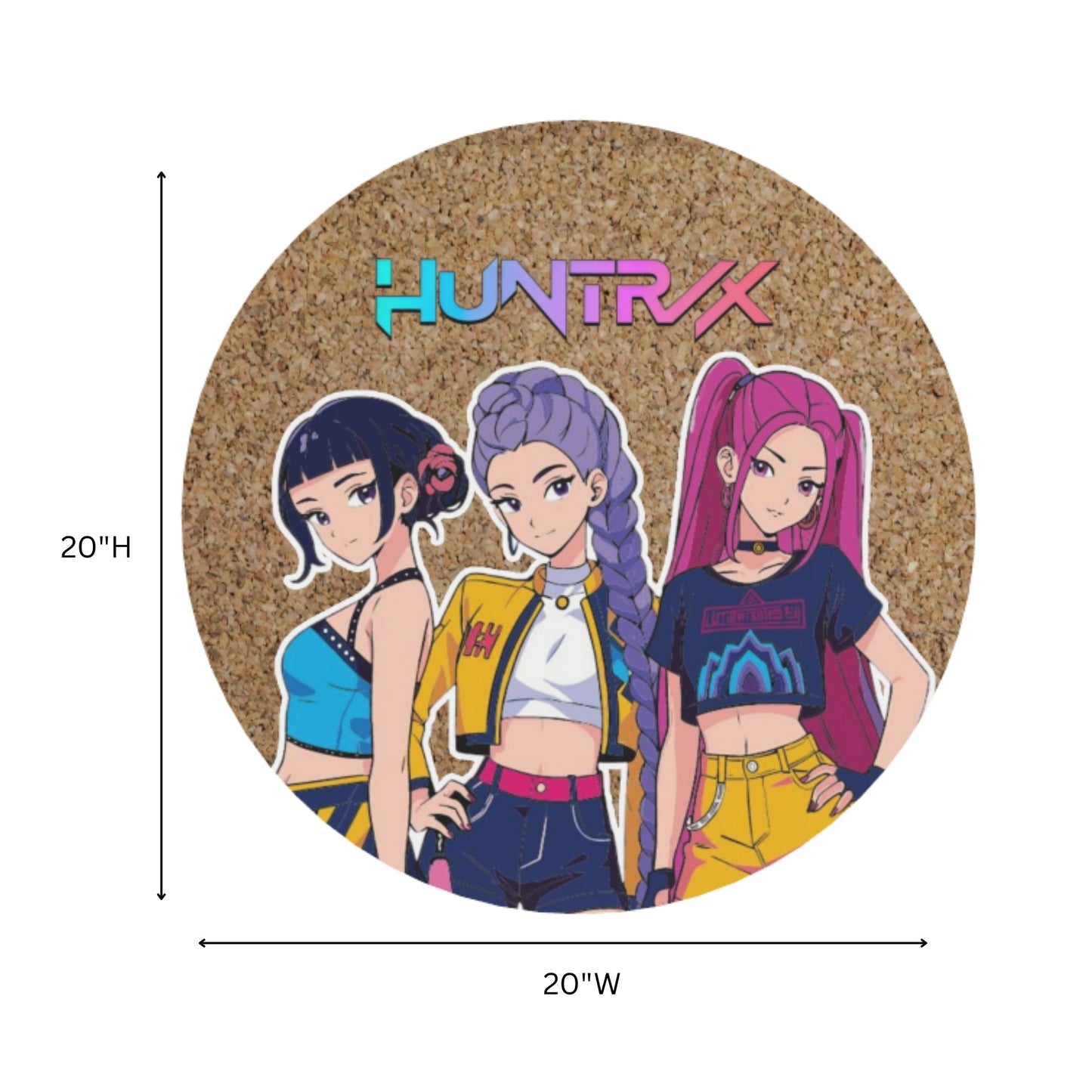 HUNTR/X Anime Cork Pin Board | Look Mumma