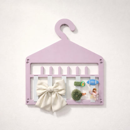 Pastel Hanger Hair Accessory Organizer