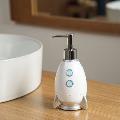 Rocket Soap Dispenser | Fun and Functional Bathroom Accessory | Look Mumma