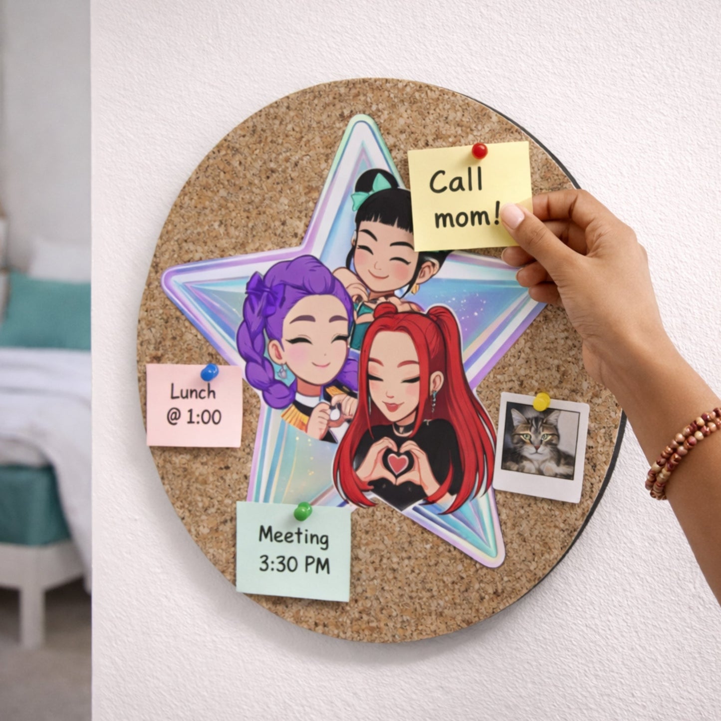 Best Friends Forever Star Cork Board | Look Mumma