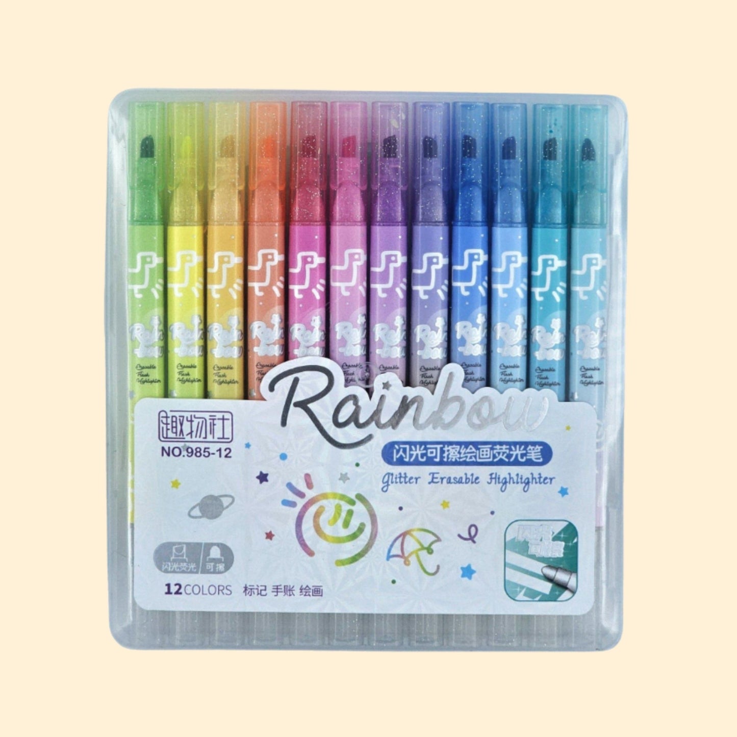 Aesthetic Glitter Liquid Highlighters | Look Mumma