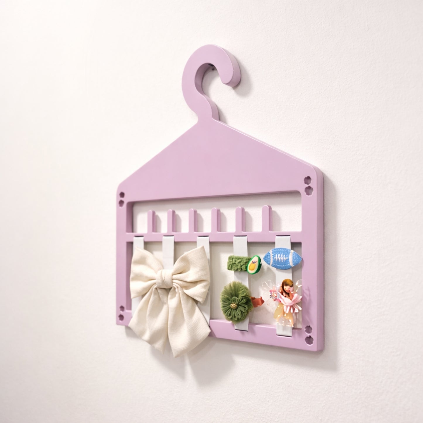 Pastel Hanger Hair Accessory Organizer