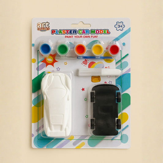 Plaster Car Model: Paint Your Own Fun! | Look Mumma