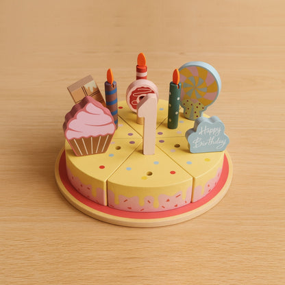 Pretend Play Birthday Cake Set | Look Mumma