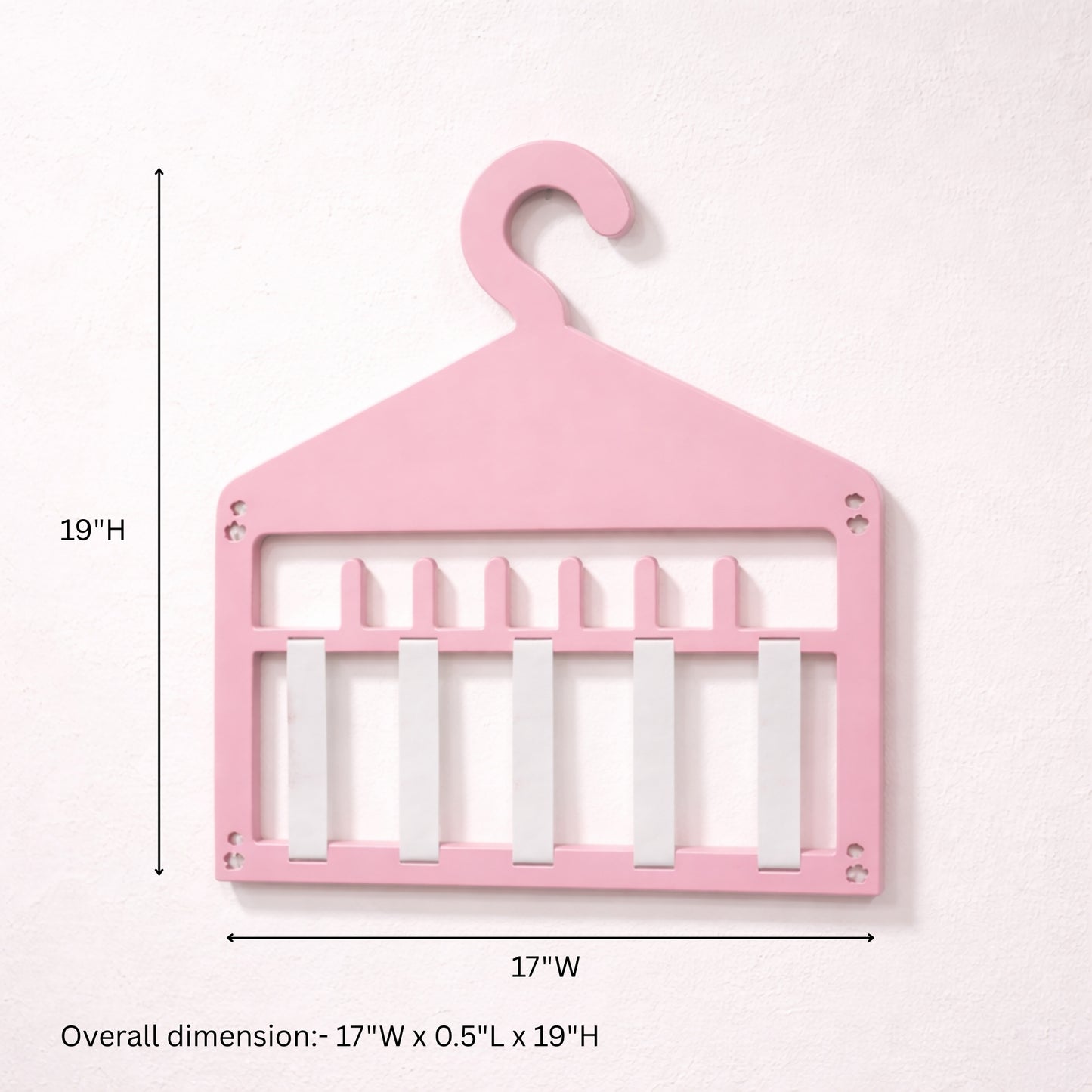 Pastel Hanger Hair Accessory Organizer