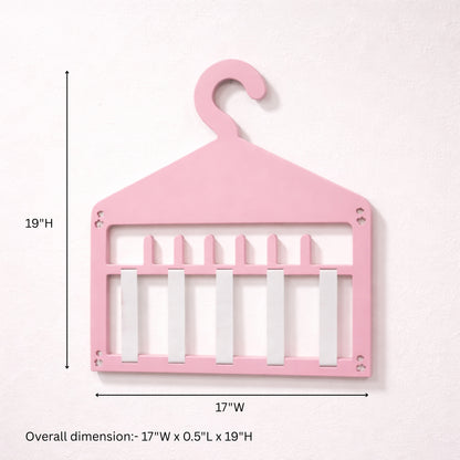 Pastel Hanger Hair Accessory Organizer