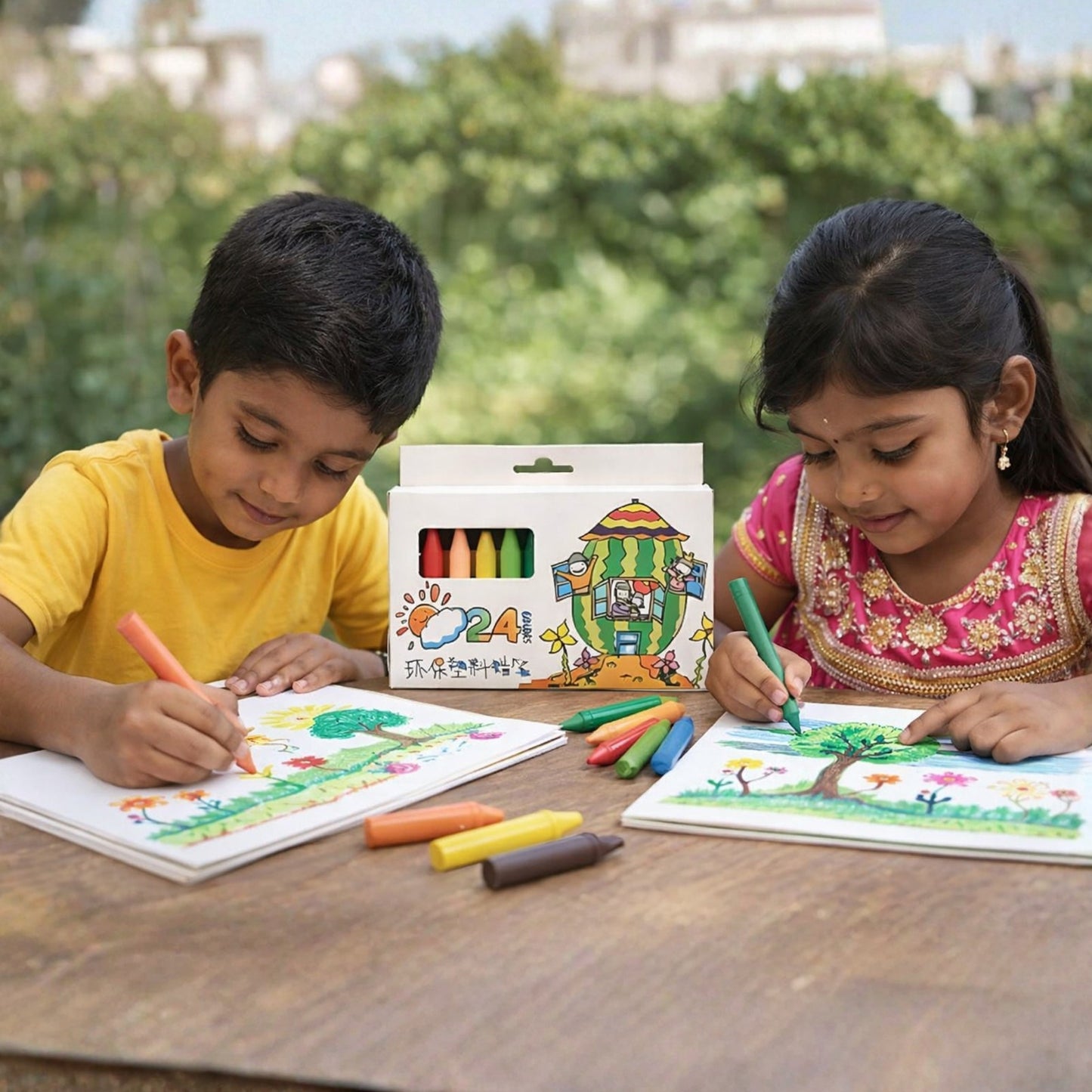 Eco-Friendly Watermelon House Crayons | Look Mumma