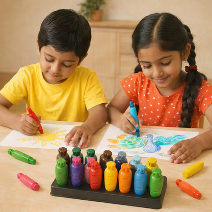 Carrot-Shaped Crayons | Look Mumma