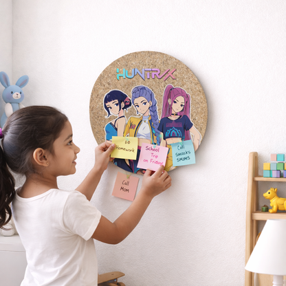 HUNTR/X Anime Cork Pin Board | Look Mumma