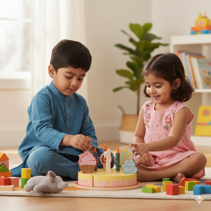 Pretend Play Birthday Cake Set | Look Mumma