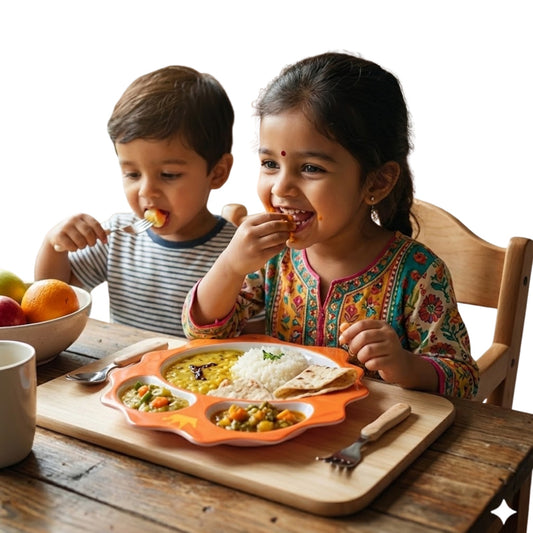 King Lion Crown Ceramic Plate – Handcrafted Safari Animal Kids Dinnerware | Look Mumma